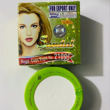 Sandal Whitening Beauty Cream, 30 gm, Packaging Type: Plastic Jar